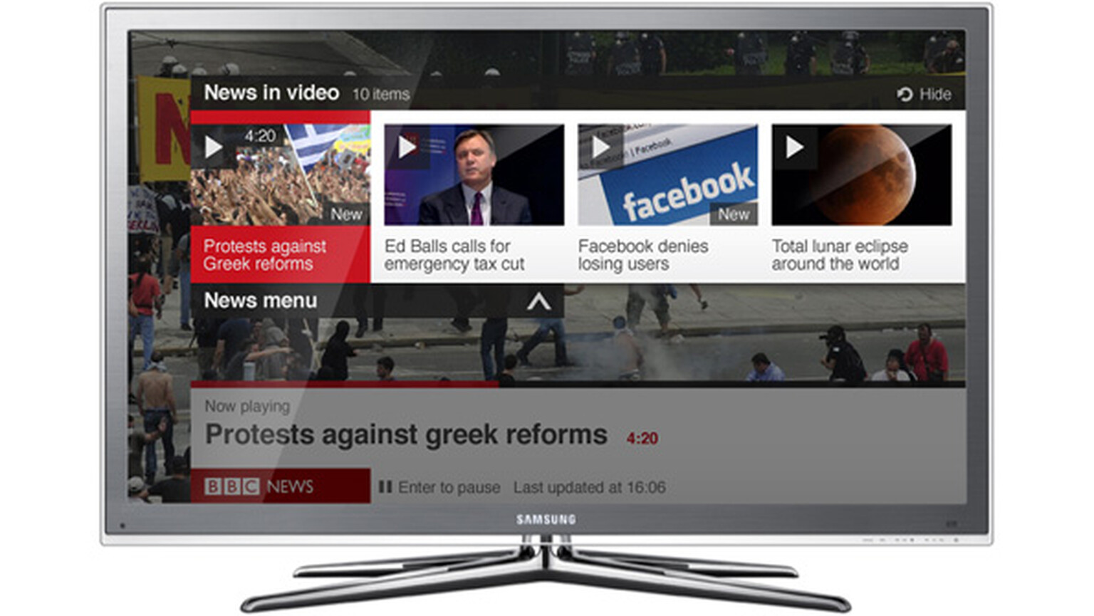 Freesat launches BBC Sport and BBC News apps