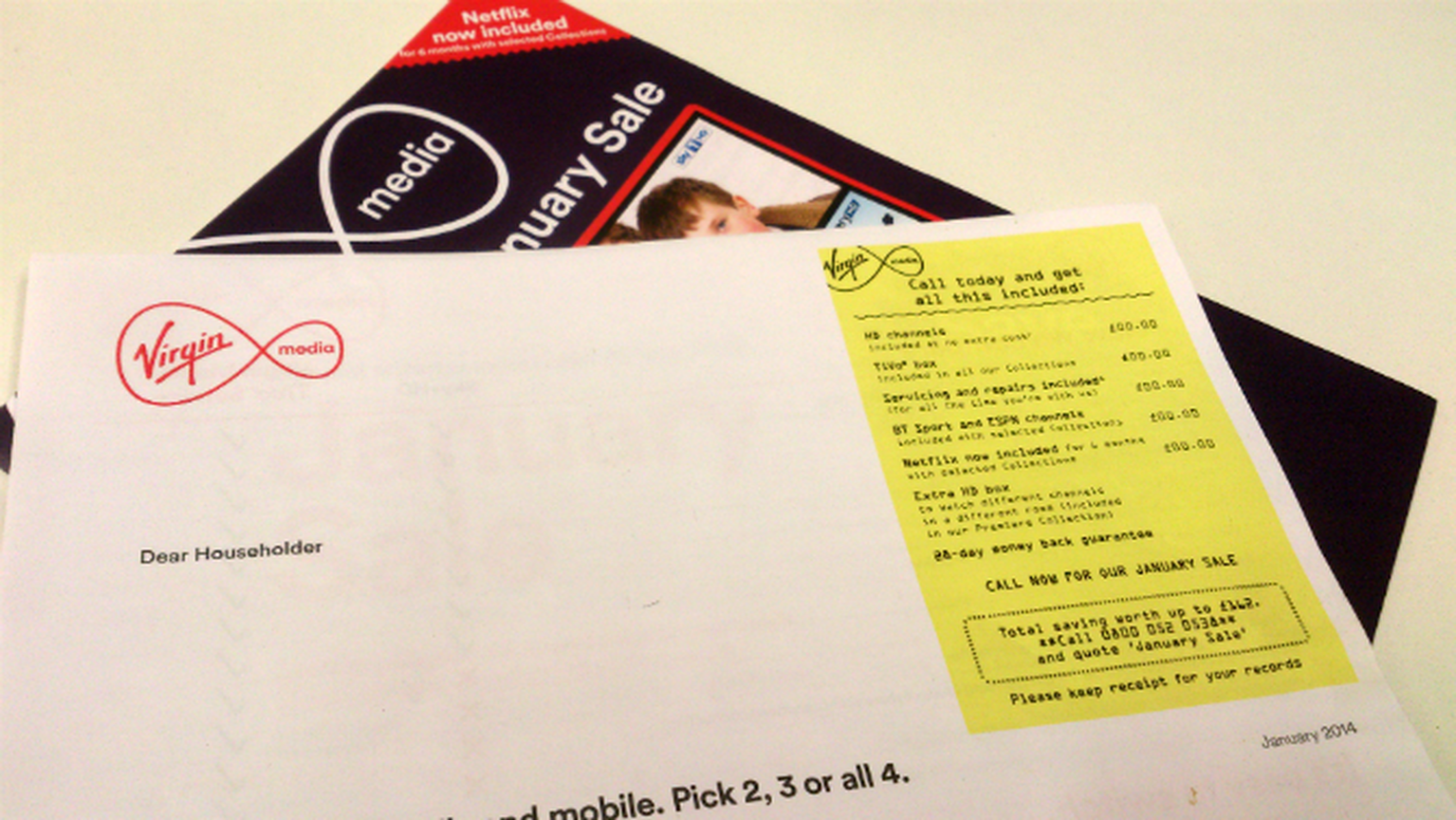 Free Netflix for six months with Virgin Media’s January broadband, TV and phone deals