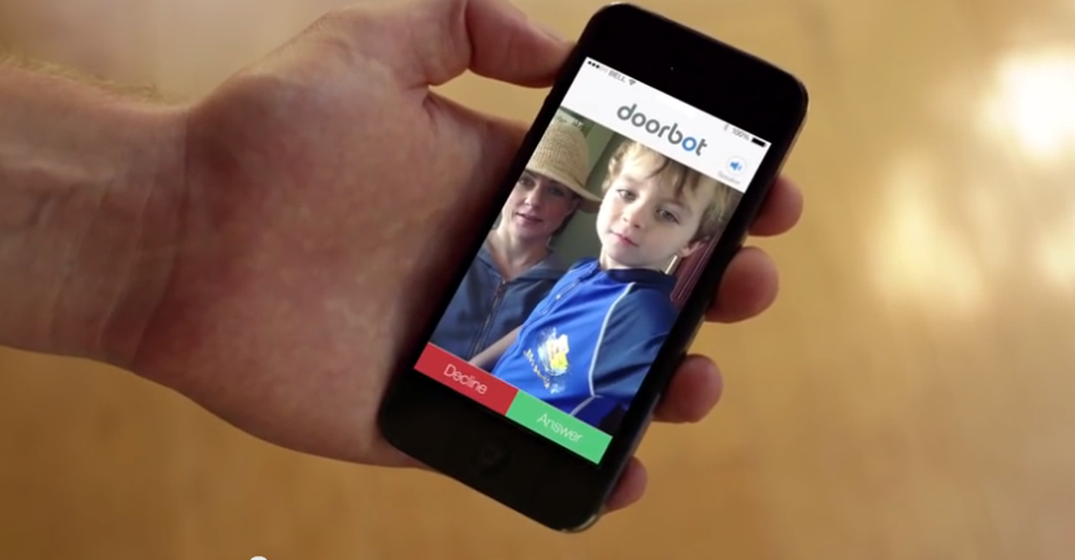 Doorbot: when someone’s at your door, this Wi-Fi doorbell rings your phone
