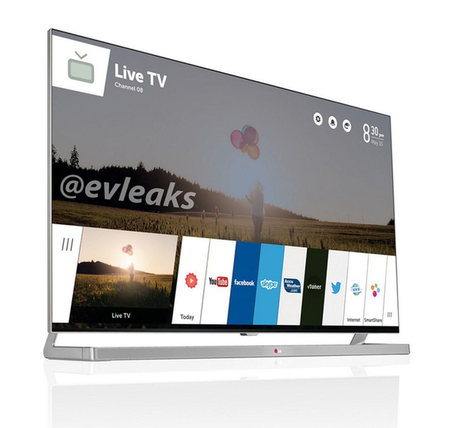 Images of LG’s webOS TV leaked online