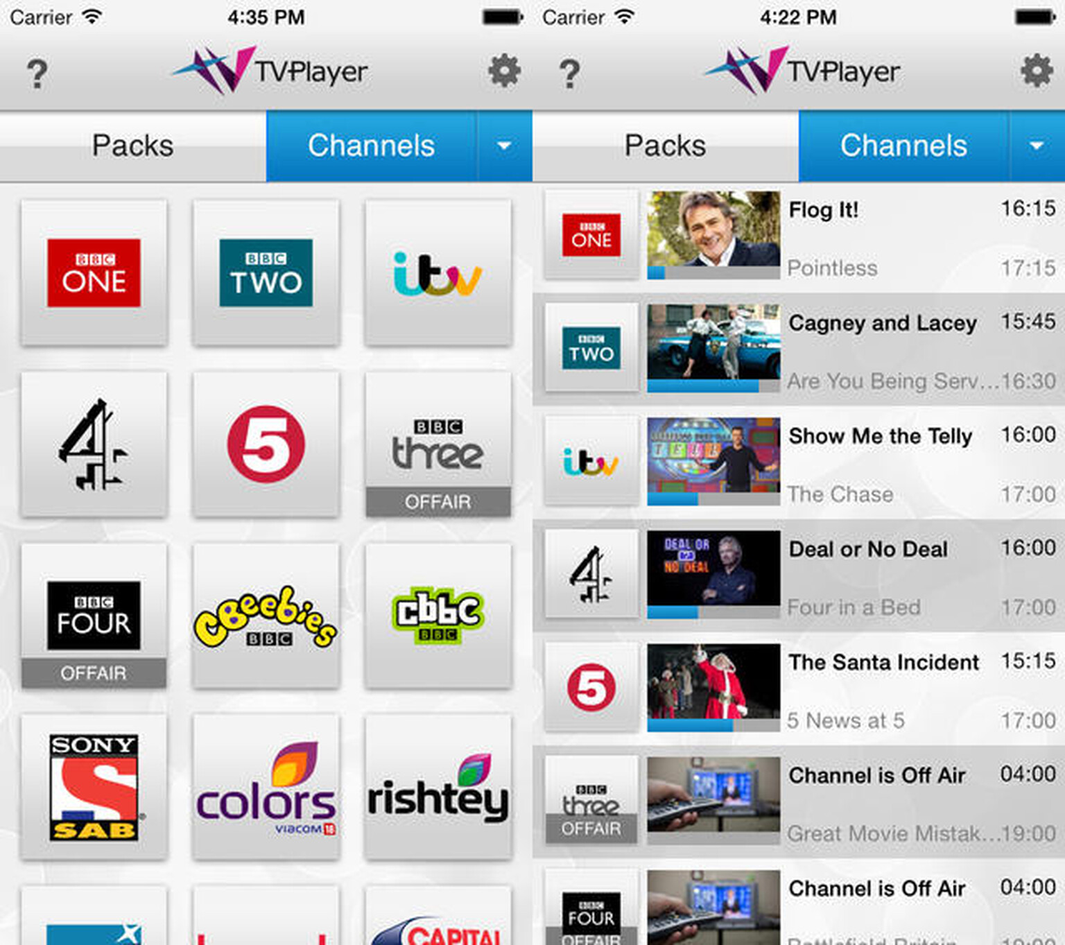 TV Player streams Freeview channels on your phone and tablet