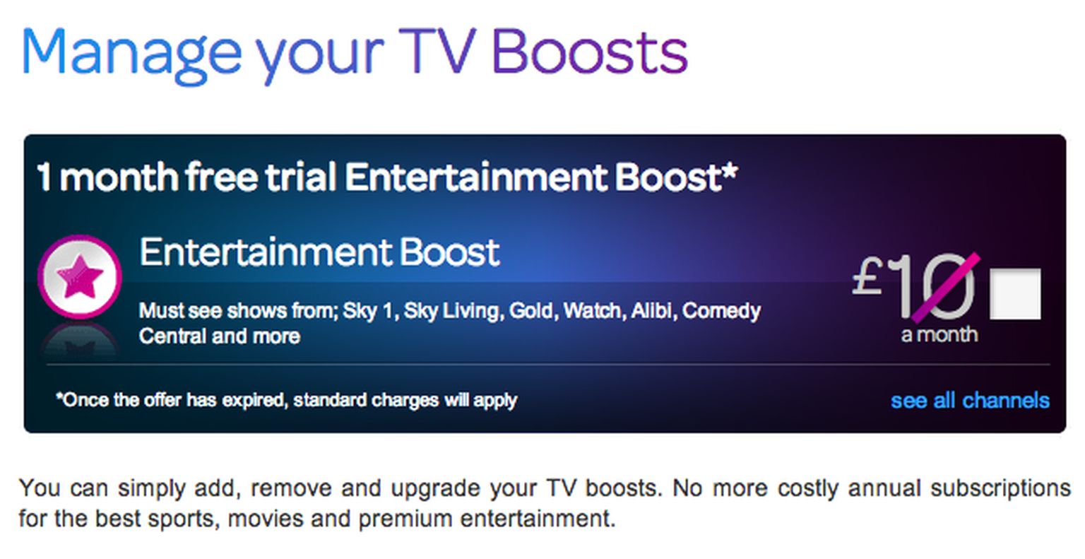 TalkTalk offers half-price Entertainment TV Boost and PictureBox movies for two months