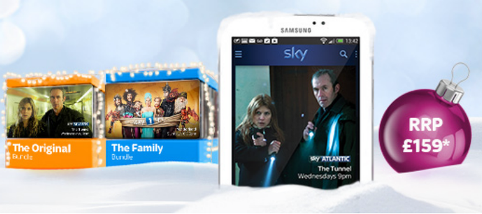 Sky throws in free Samsung Galaxy Tab 3 for Christmas to new TV sign-ups