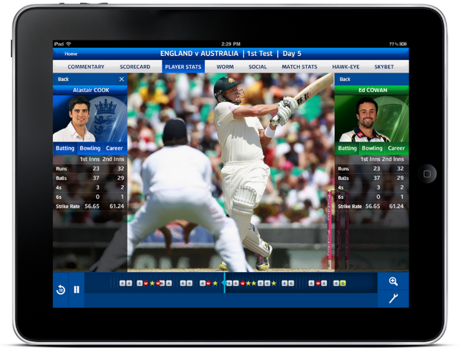 Ashes highlights coming to Freeview, Sky, Virgin Media and Freesat on Pick