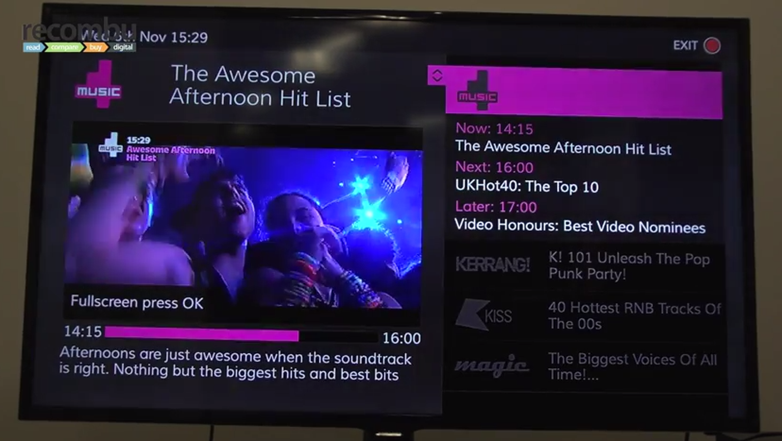 VIDEO: Connect TV on Freeview HD enables on-demand and pay-TV