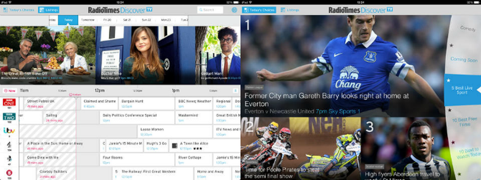 DiscoverTV app brings the Radio Times to your iPad