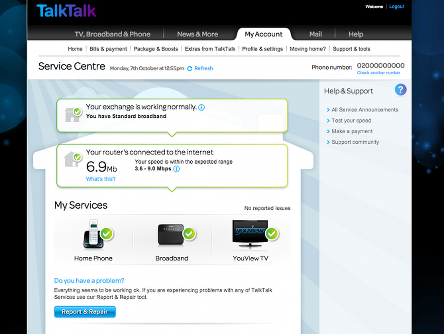 TalkTalk launches online service centre to tackle broadband gremlins