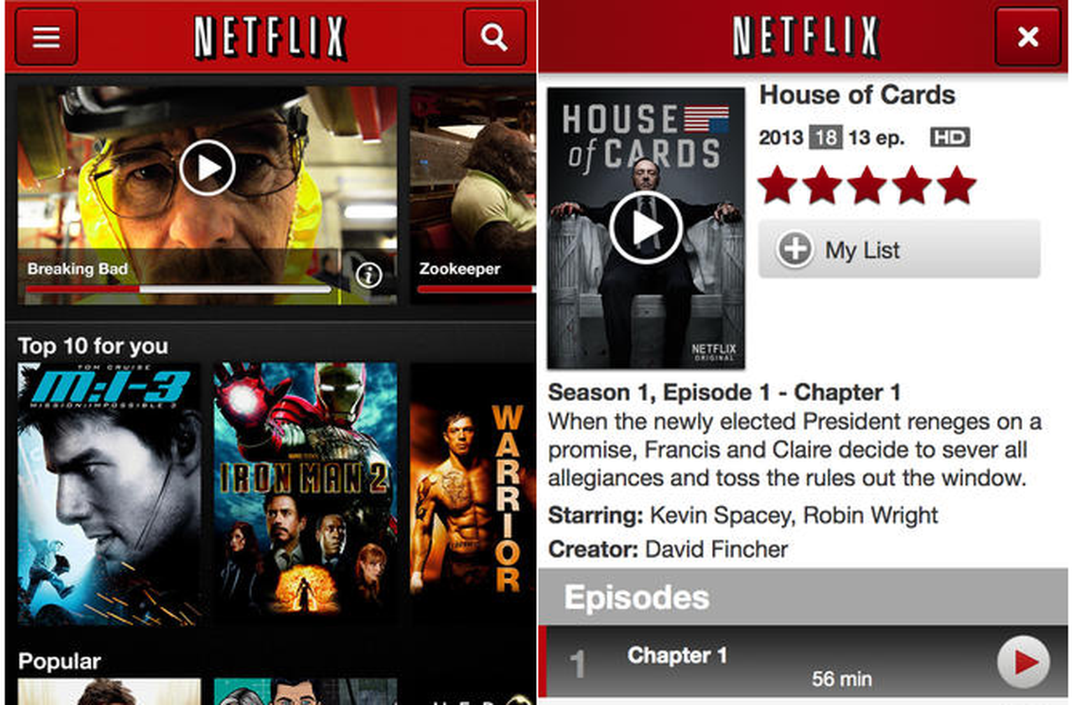 Netflix plus iOS 7 allows for HD streams over Airplay