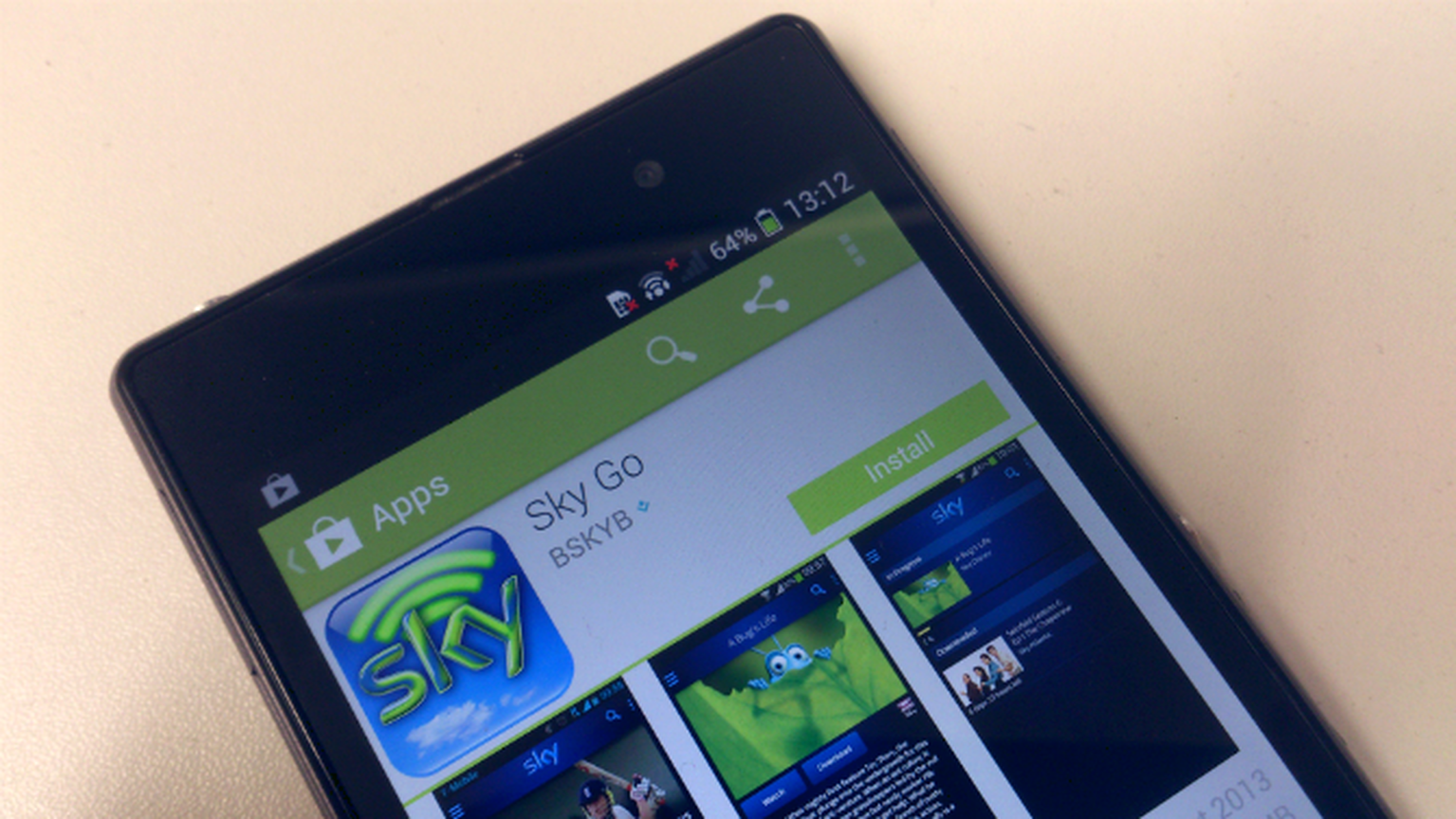 Sky Go now supports 45 Android devices including LG G2 and Samsung Galaxy Note 3