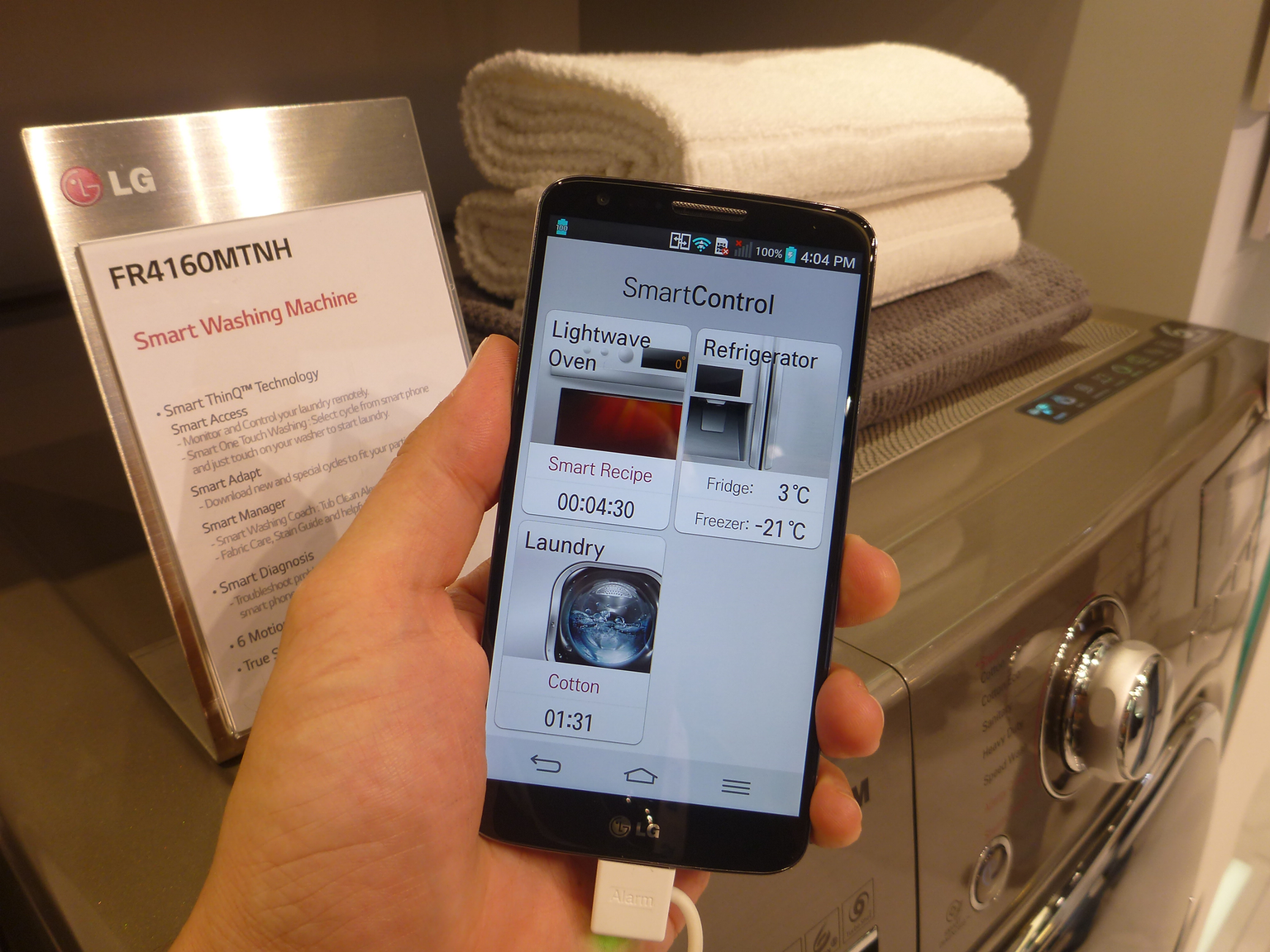 IFA 2013: LG Smart ThinQ Kitchen Android app and concept hands-on video