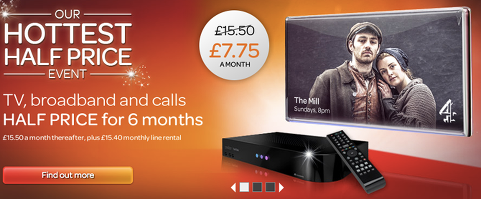 TalkTalk launches Plus TV, broadband and phone at half price for six months - UPDATED