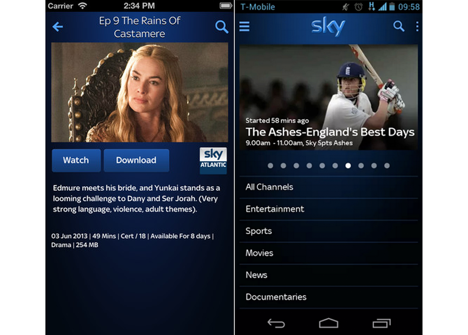 New look Sky Go hits iOS, Android, coming to Xbox 360 soon