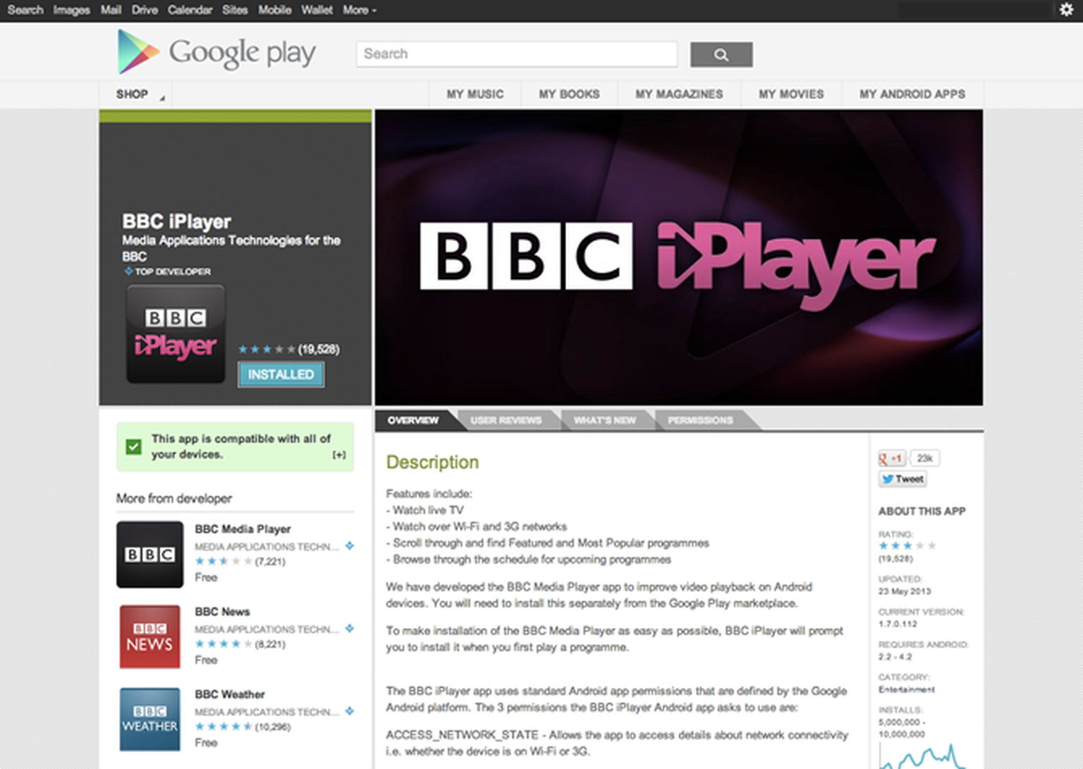 BBC iPlayer for Android updates: Programme downloads incoming