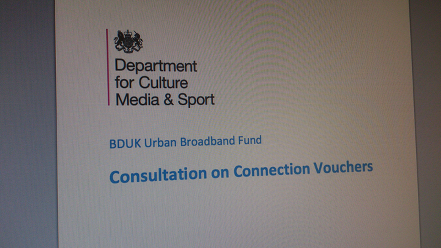 Superfast voucher scheme lowers the bar for urban broadband speeds