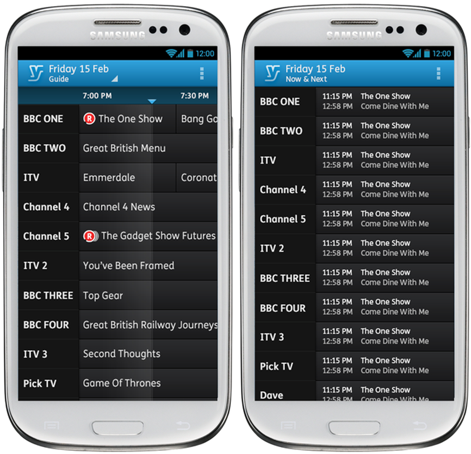 YouView Android app released: Remote Record TV Guide