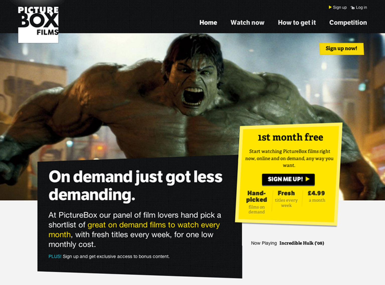 PictureBox on-demand movies goes online with first month free