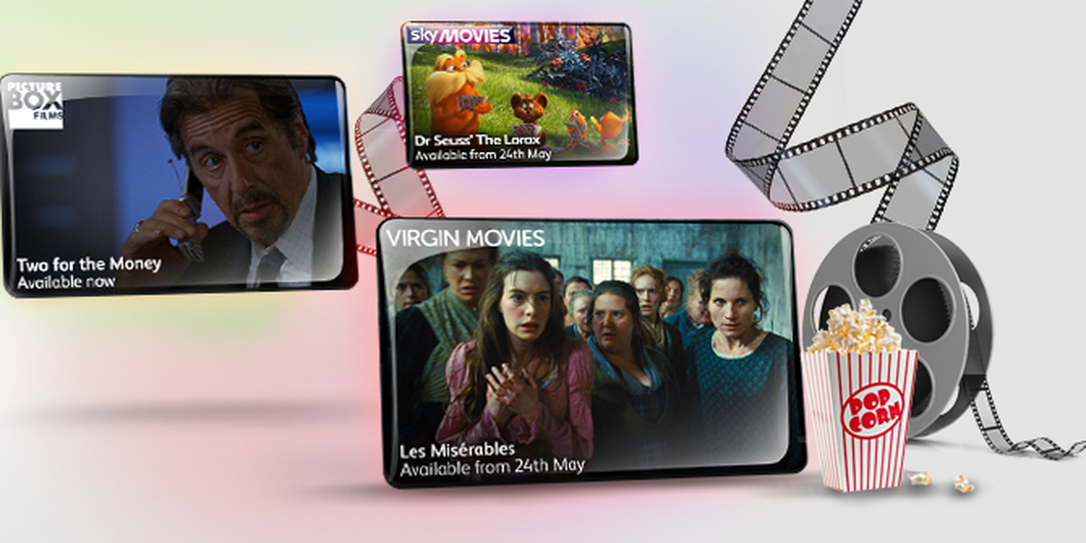 What do I get with Virgin Movies and TV On Demand?