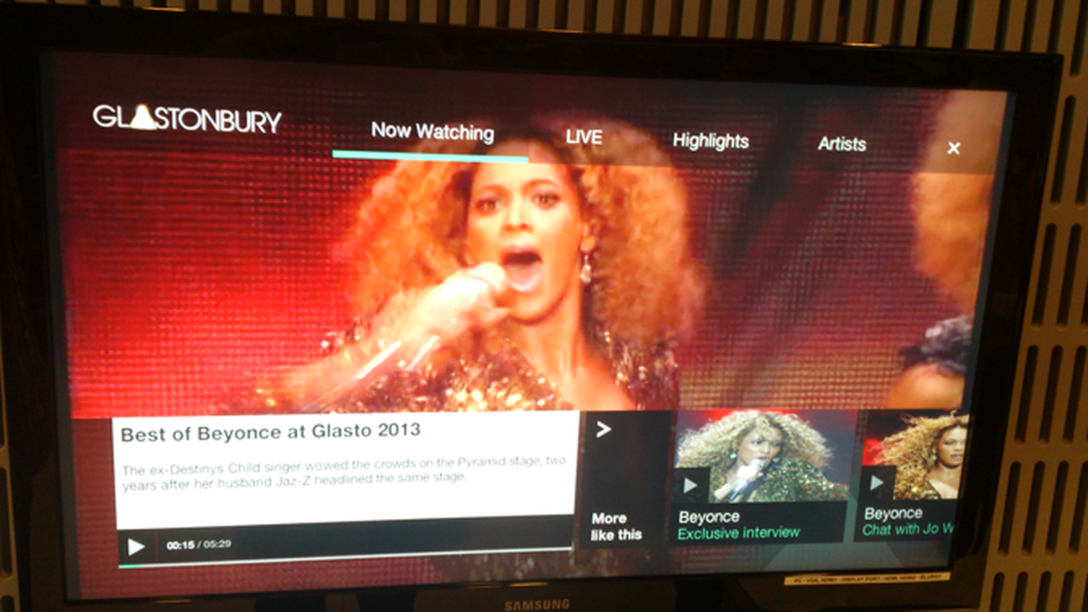 Sky, Freeview and Freesat to get less BBC Glastonbury coverage than Virgin Media TiVo