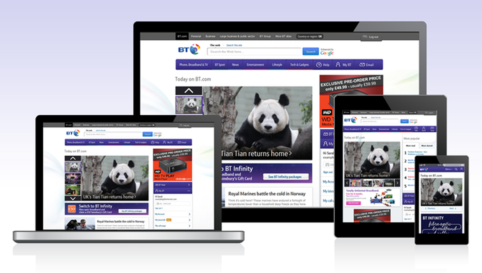 New BT.com site will bring online bill checking and exclusive BT Sport content