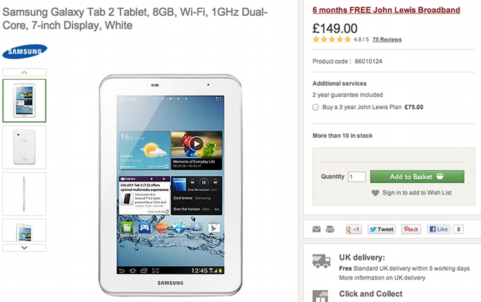 John Lewis: buy a connected device, get free broadband for 6 months
