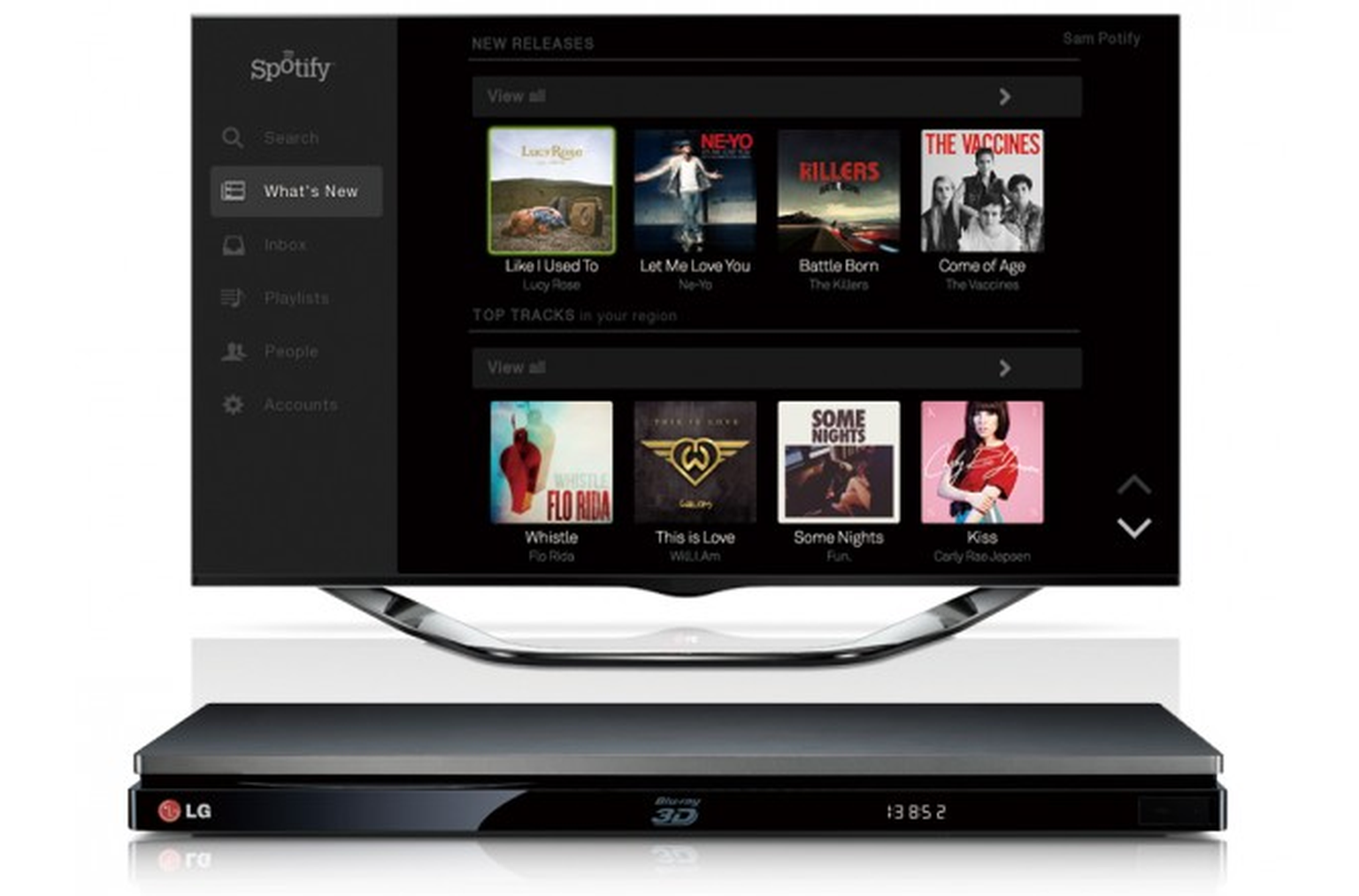 LG brings Spotify to its 2013 smart Blu-ray players and cinema systems