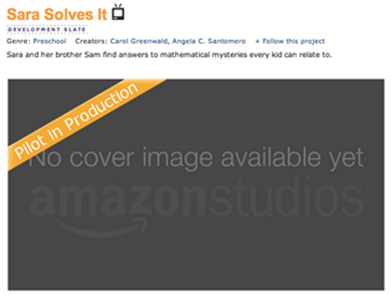 Lovefilm to stream Amazon Studios original kids’ show Sara Solves It