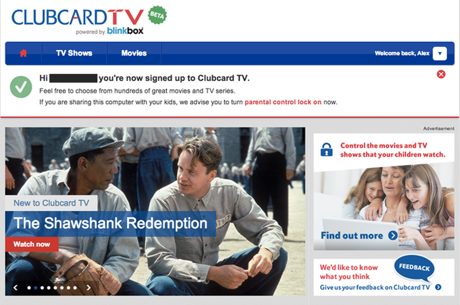 Tesco Clubcard TV launching today, free Blinkbox movies for card holders