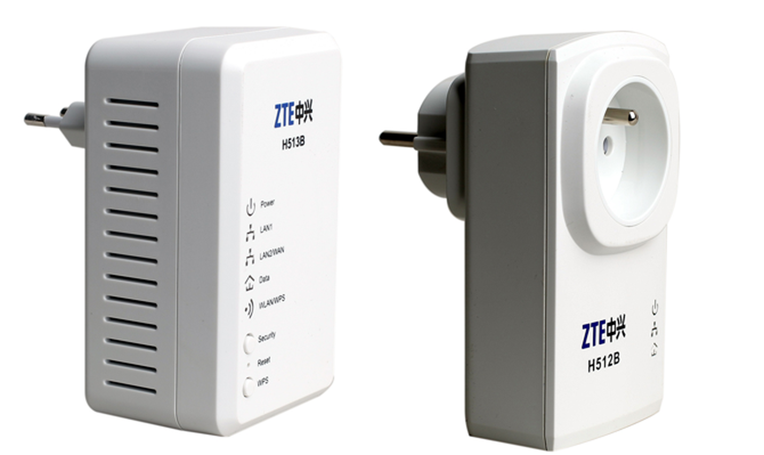 ZTE Powerline ZXHN H51 series pipes WiFi around your home wiring