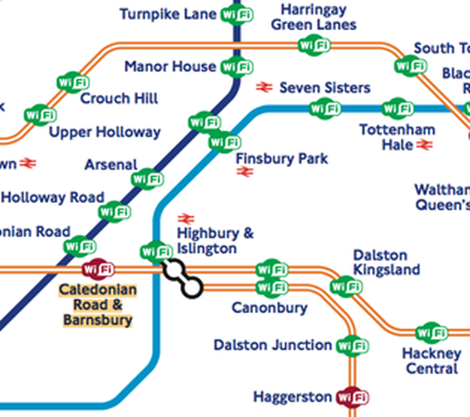 WiFi comes to over 50 TfL London Overground stations