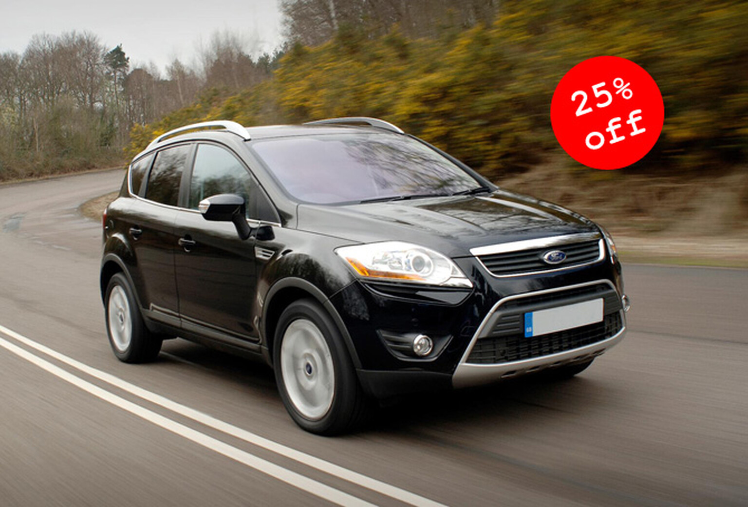 Recombu Cars offers twenty-five per cent off a new Ford Kuga
