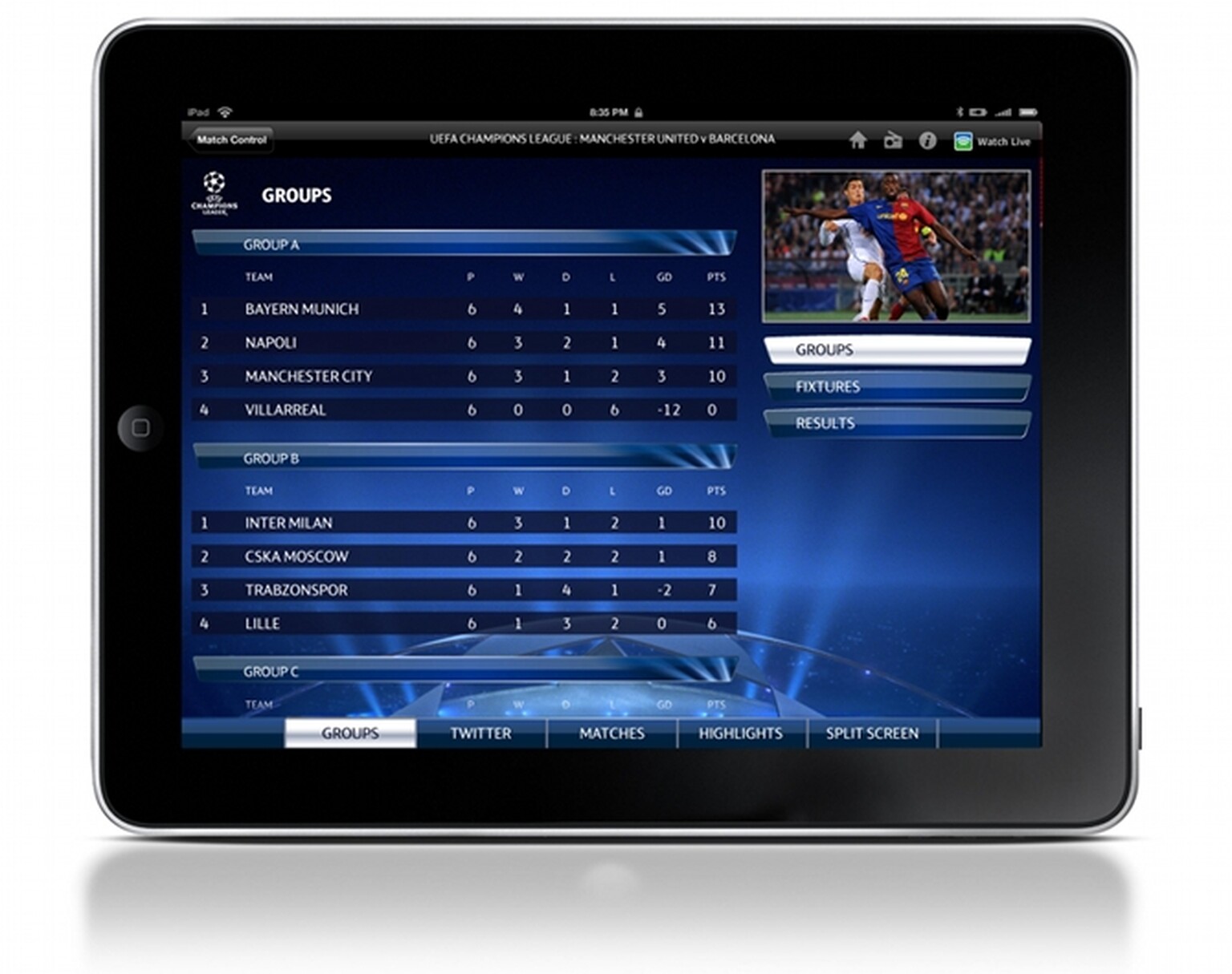 What is Sky Sports for iPad?