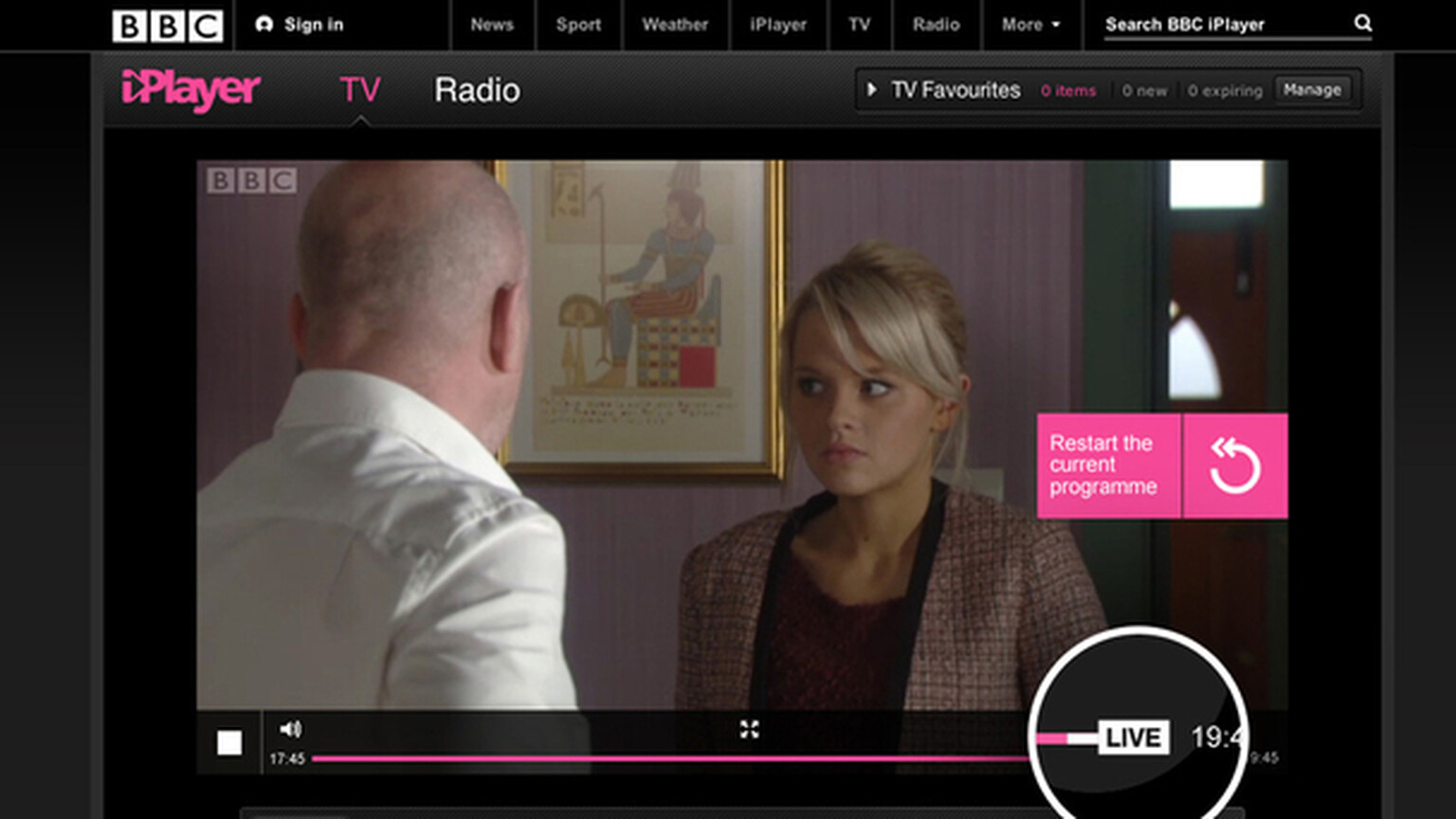 Live Restart update brings iPlayer closer to a cloud PVR