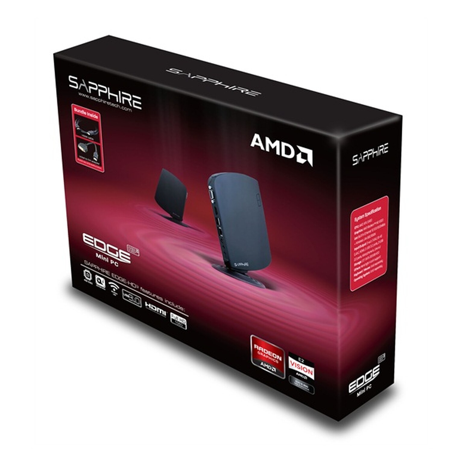Sapphire EDGE-HD3 Mini PC: Hands-on and first impressions video