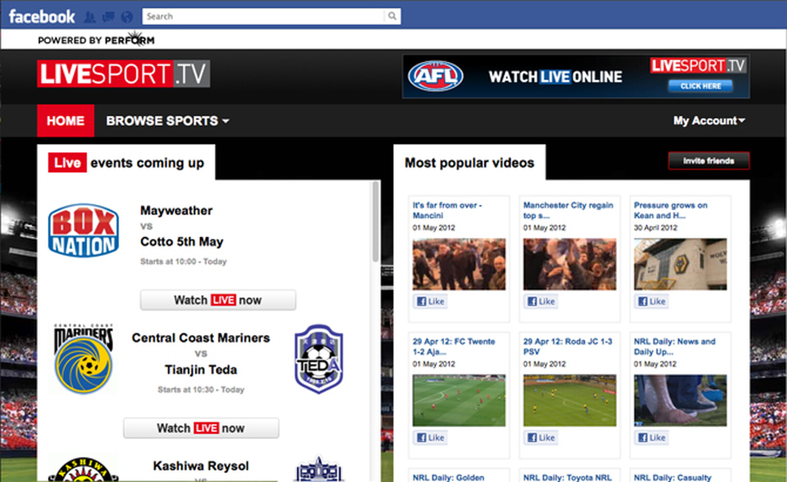 Livesport.tv bringing 50 channels to your Facebook page soon: Smart TV Tuesday