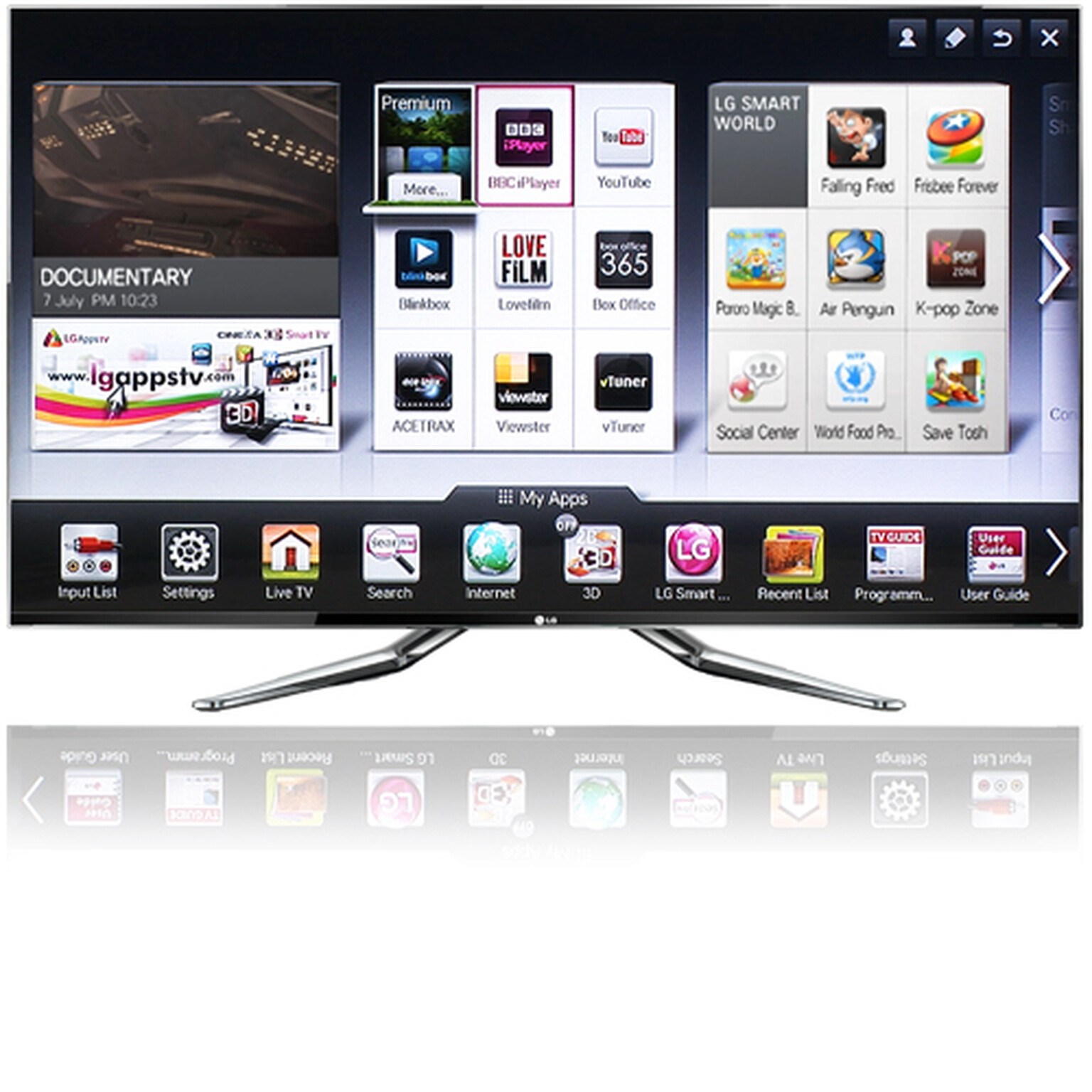 LG 3D World and Livesport.tv apps for Cinema 3D: Smart TV Tuesday