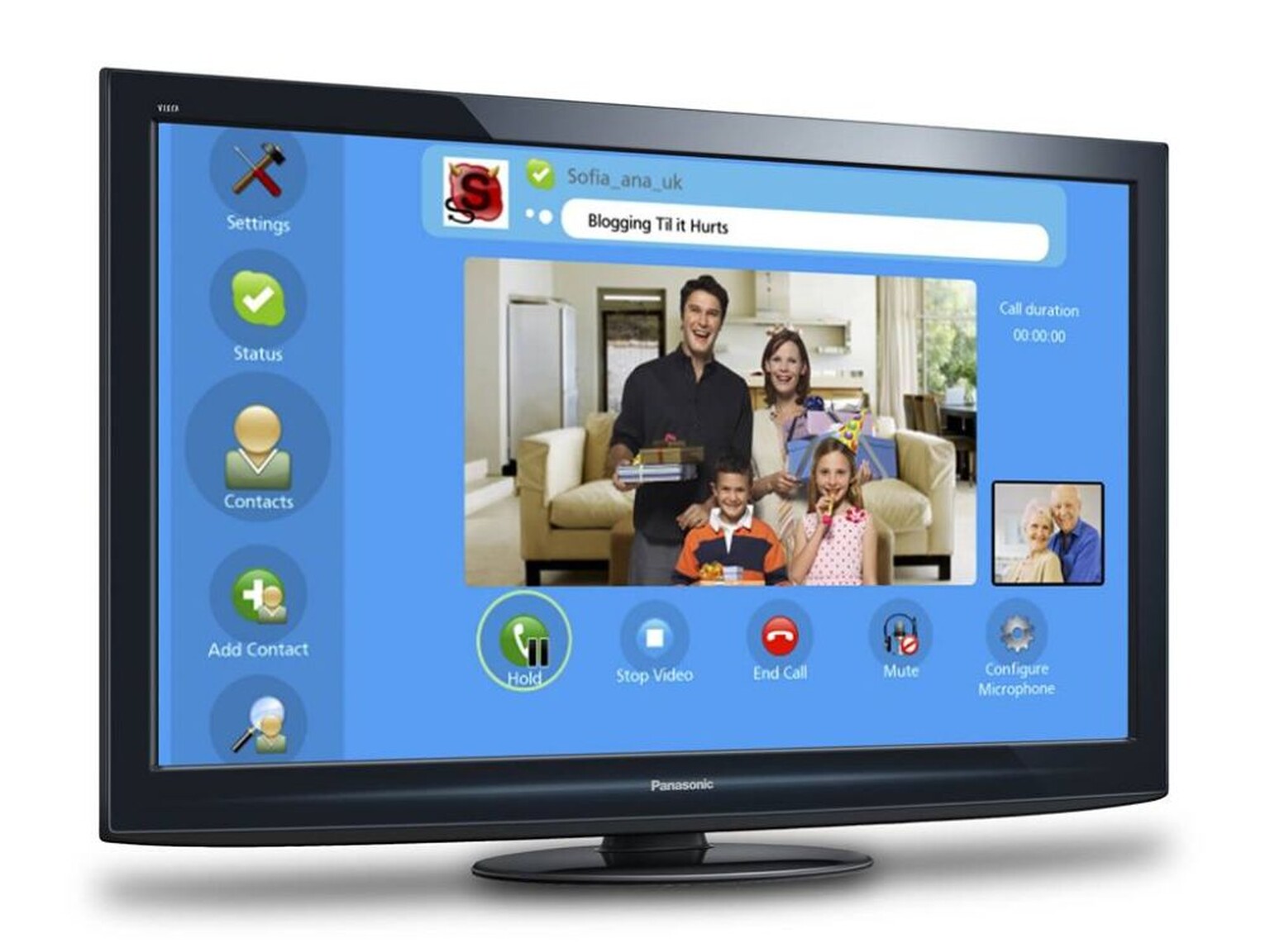 Skype on the TV: how people use it