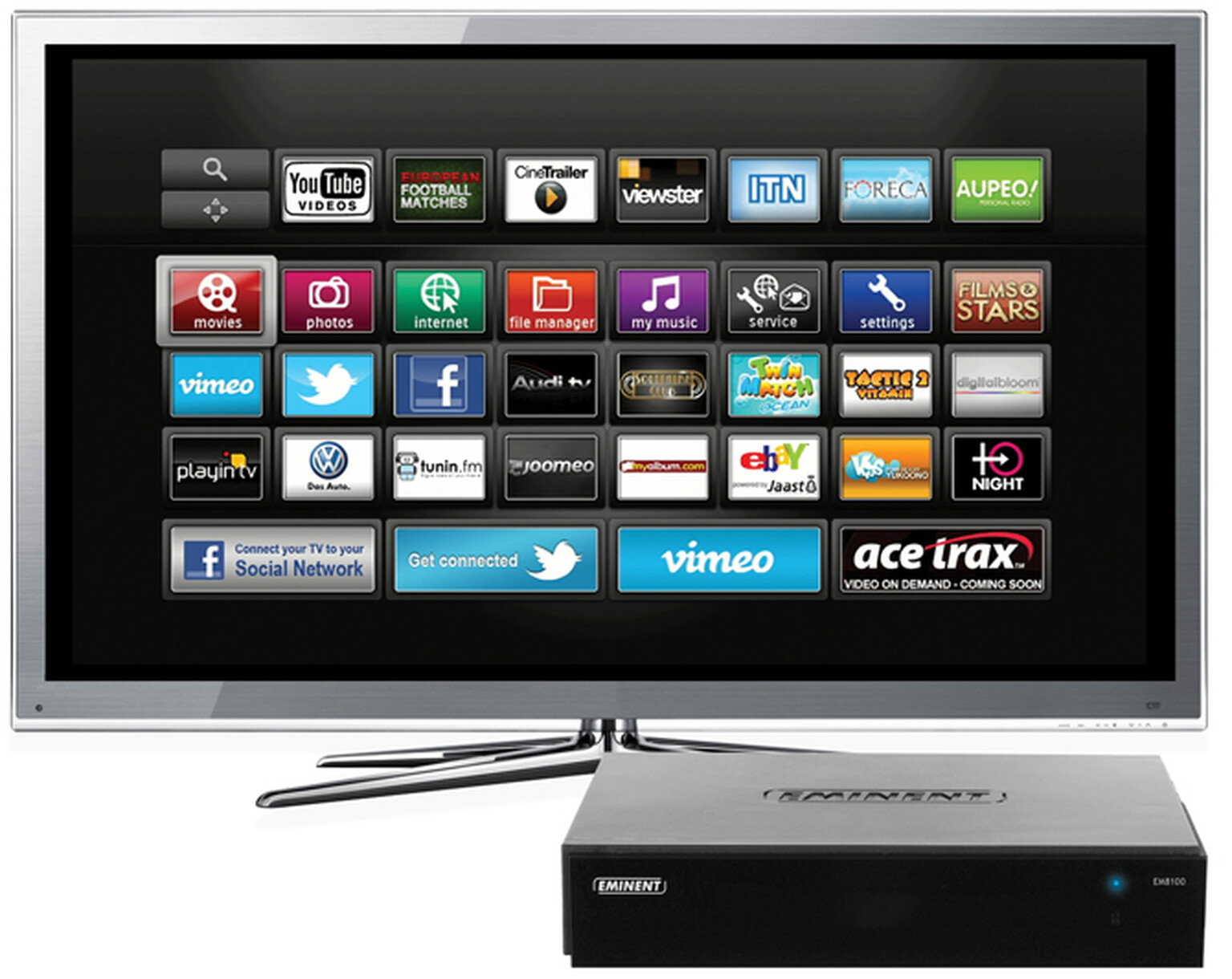Eminent WEB-TV EM8100 and EM8102 coming to the UK: Smart TV Tuesday