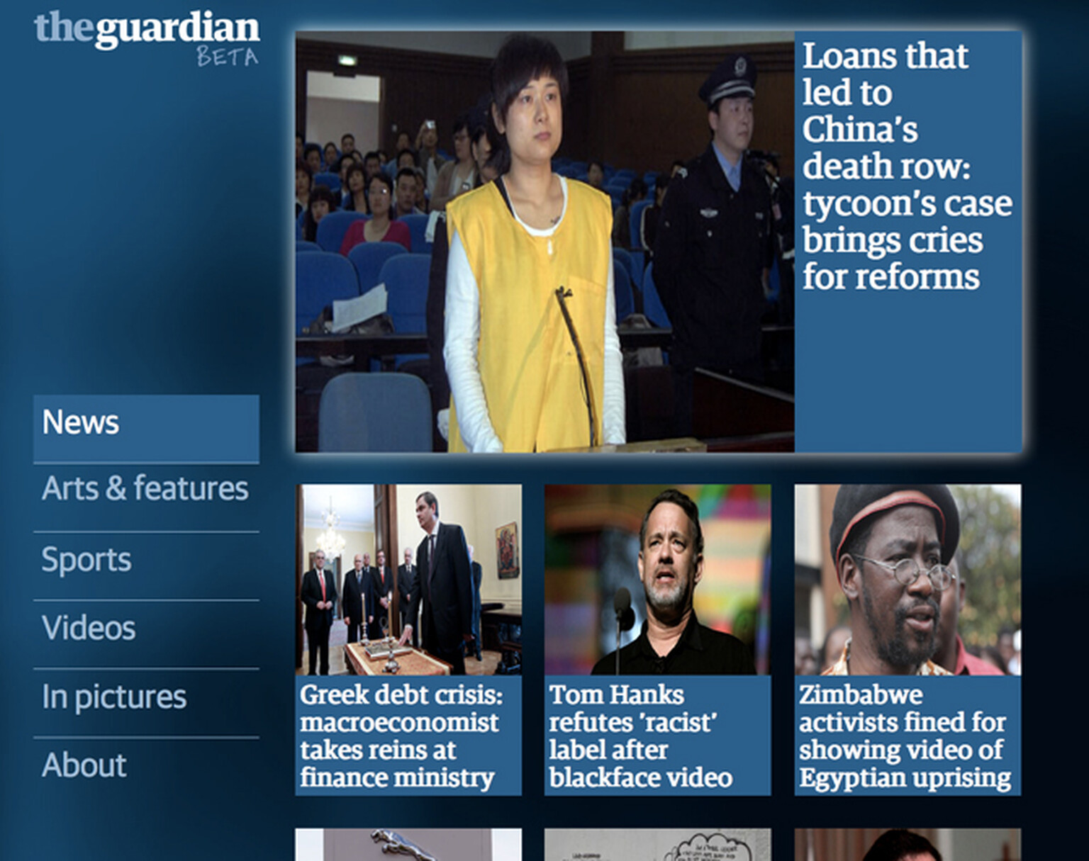 Smart TV Tuesday: The Guardian shows off its Google TV app in the US (photos)