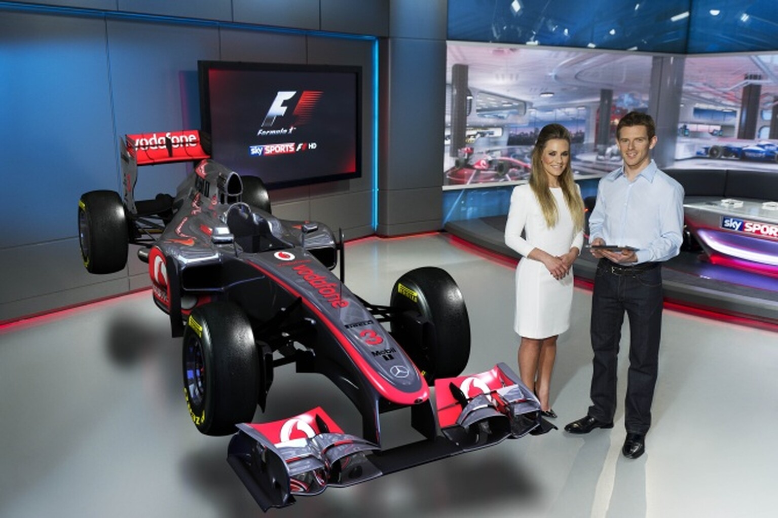 Multi-screen Sky Sports F1 coverage for Red Button and iPad