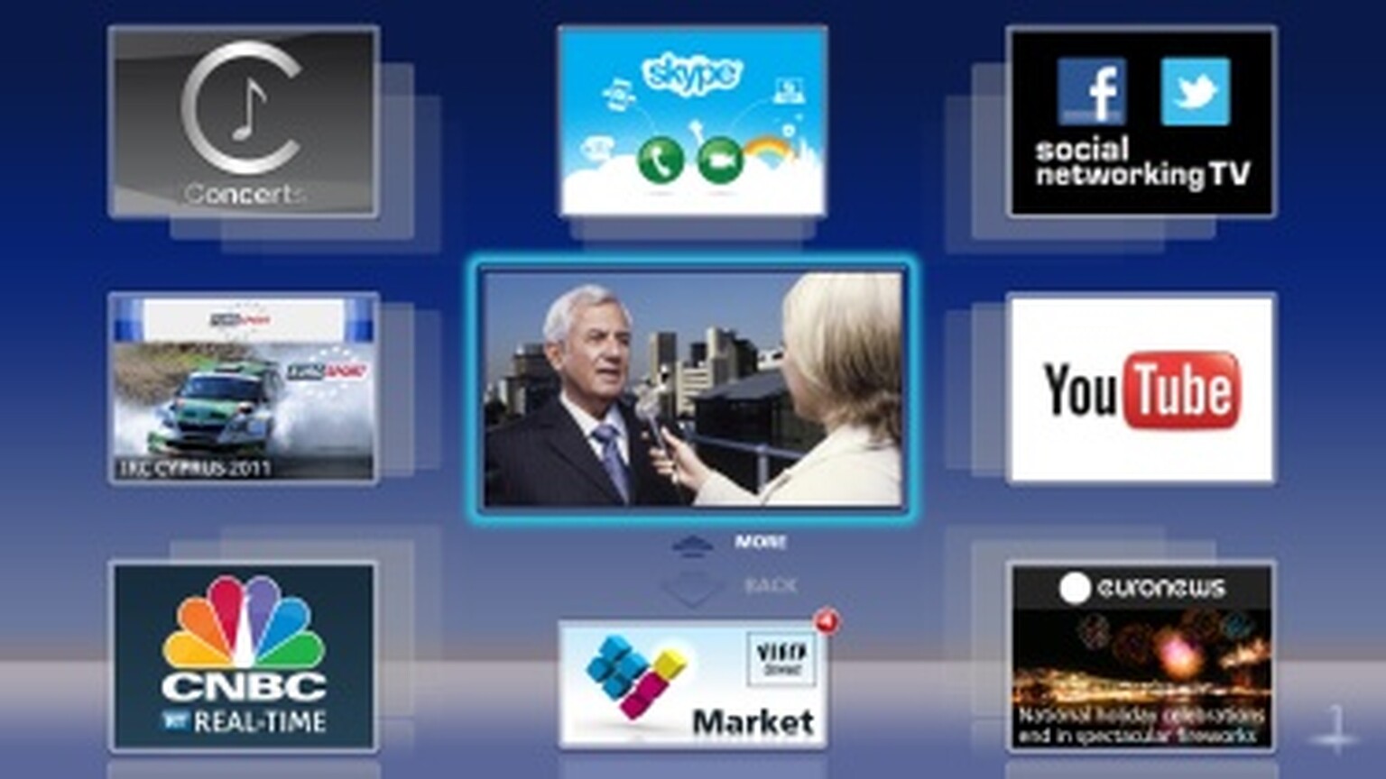 Panasonic connected TVs tackle six apps on the fly