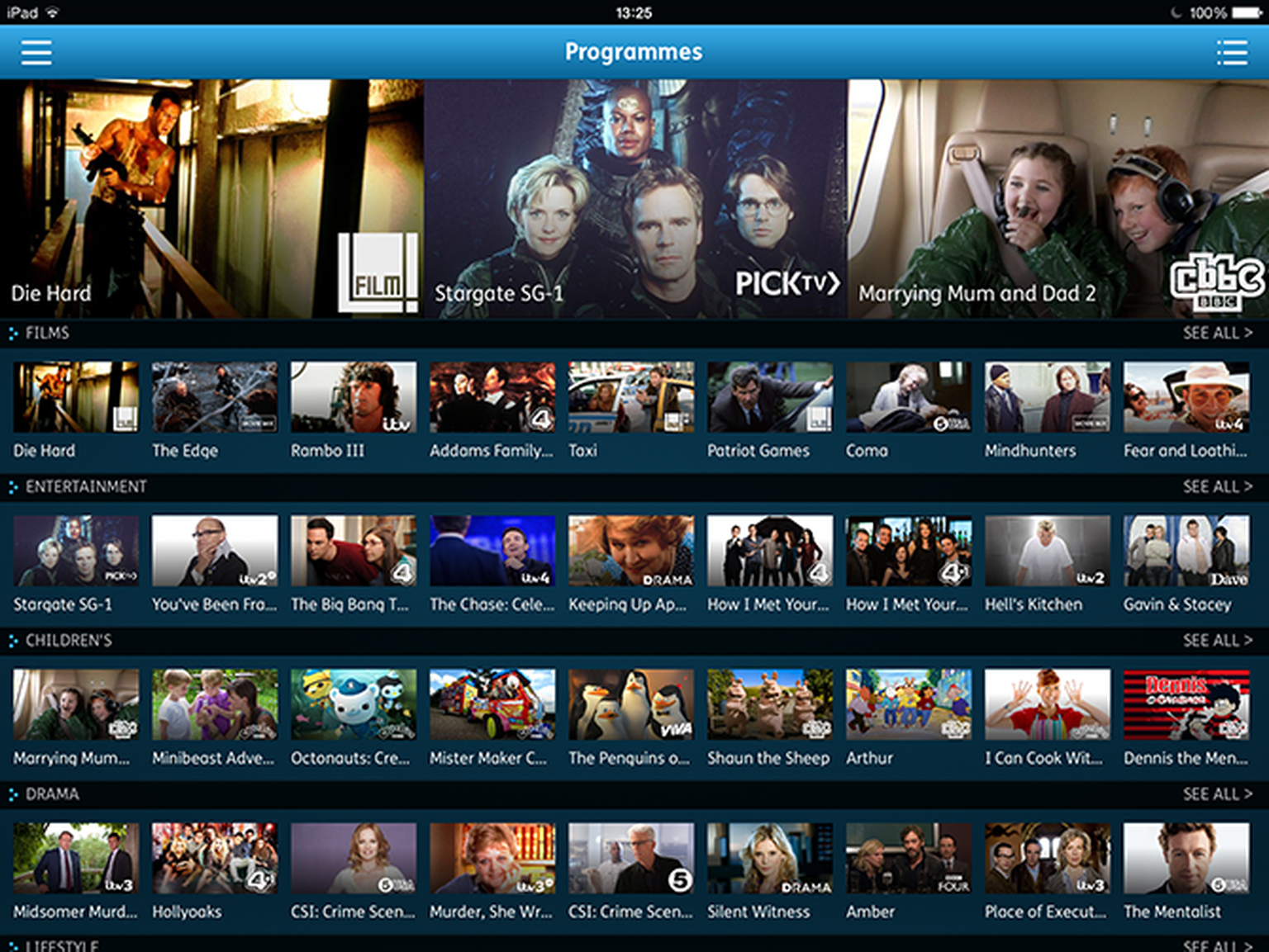 YouView iOS update lets you search by genre