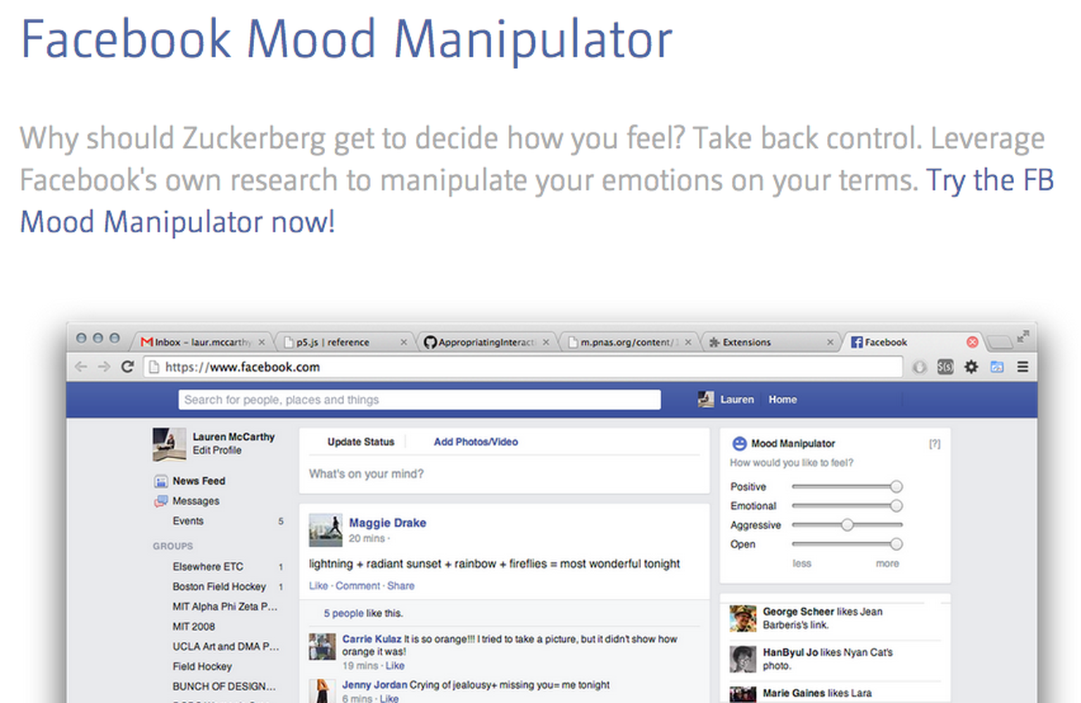 Try Facebook's mood experiment on yourself