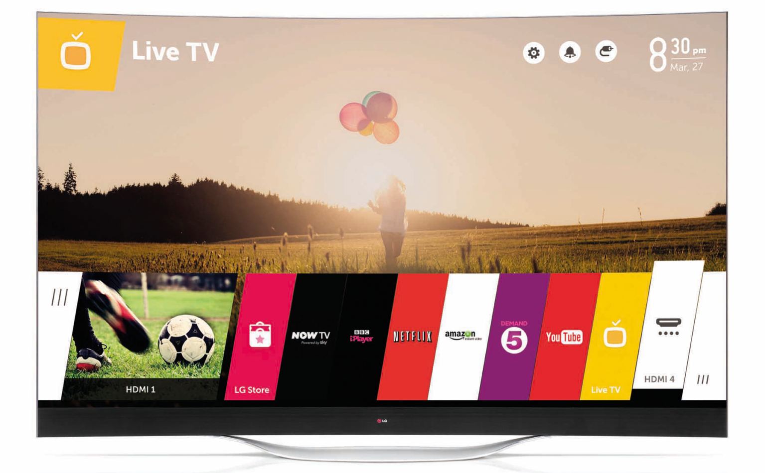 LG’s 77-inch curved 4K Ultra HD OLED: Eyes-on (Video)