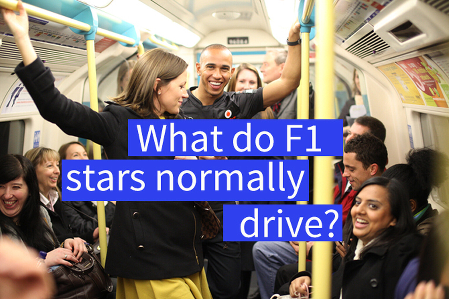 What do F1 stars drive when they're not at work?