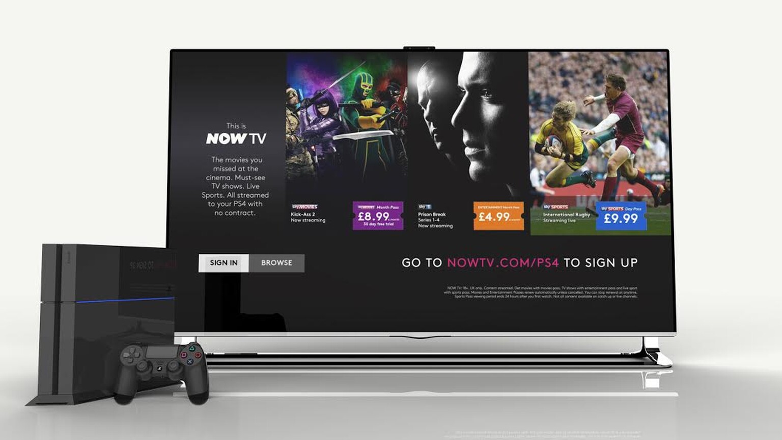 Now TV hits PlayStation 4, Xbox One 'weeks away'