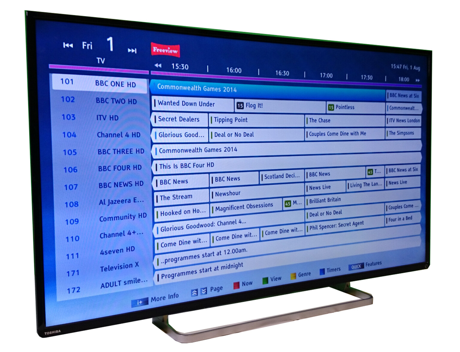 Toshiba 47L7453DB review: Full HD smart TV