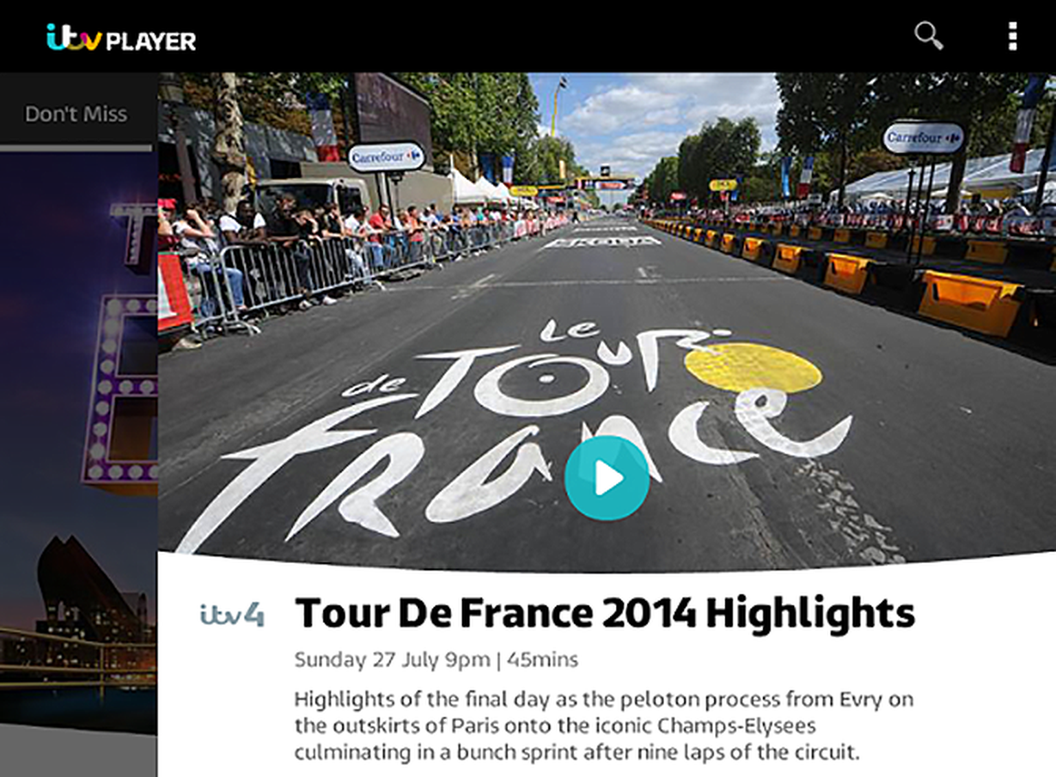 ITV Player for Android adds live TV streams for 4.2 Jelly Bean devices