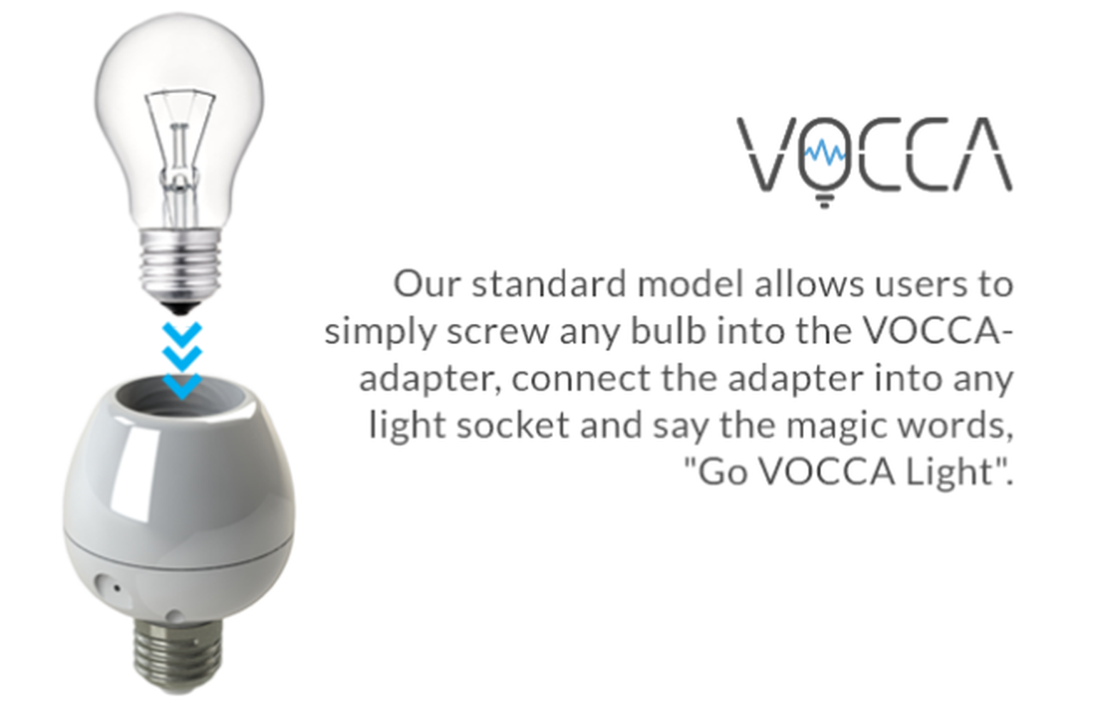 Turn any boring light bulb into a voice-activated smart device with Vocca