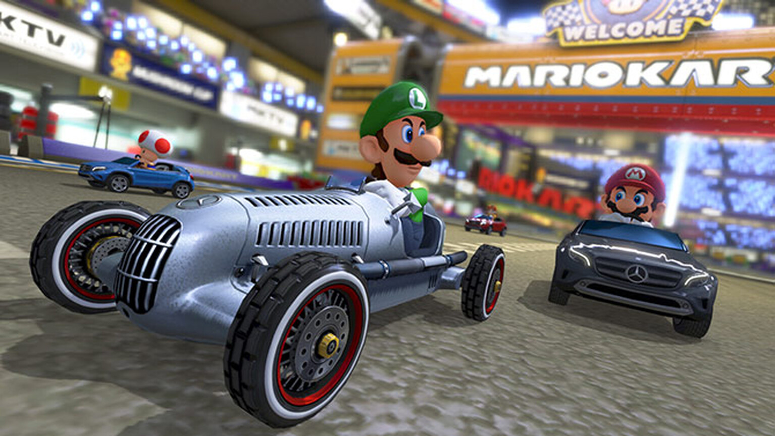 Mercedes-Benz cars coming to Mario Kart 8