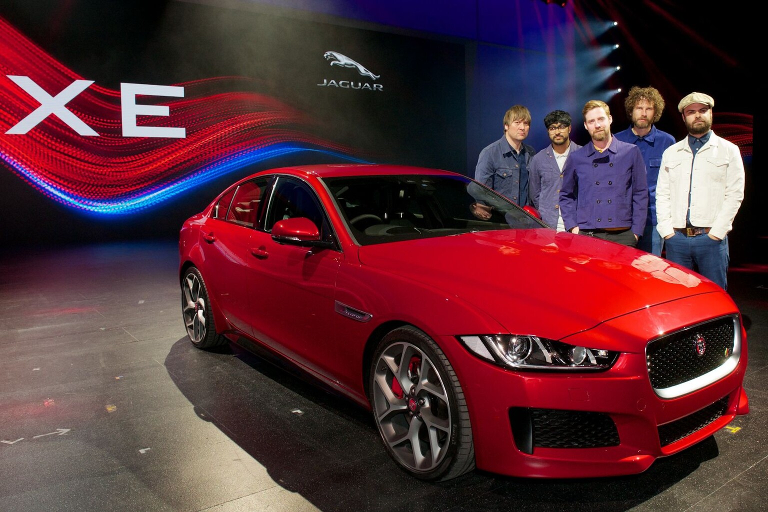 Jaguar XE revealed at star-studded London launch